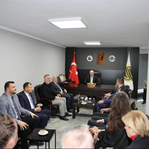 Bursa Büyükşehir Belediye Başkanı Mustafa Bozbey'den Odamıza Ziyaret