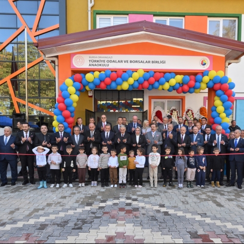 TOBB Orhangazi Anaokulu Açıldı