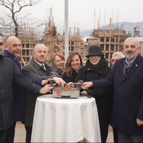 Mesleki Eğitim Merkezi için temel atma töreni düzenlendi