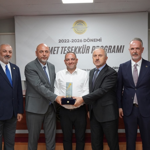 2022-2026 Dönemi Hizmet Teşekkür Töreniyle Taçlandı