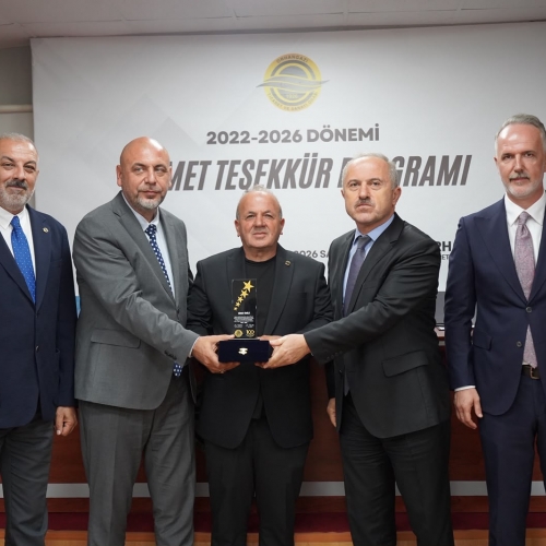 2022-2026 Dönemi Hizmet Teşekkür Töreniyle Taçlandı