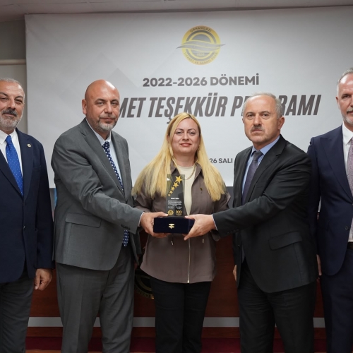 2022-2026 Dönemi Hizmet Teşekkür Töreniyle Taçlandı